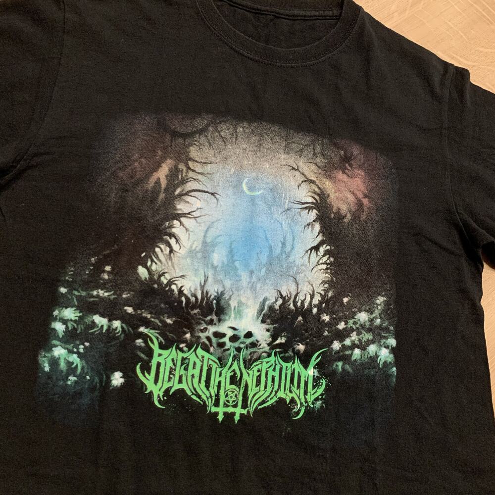 Begat The Nephilim The Surreptitious Prophecy T-Shirt Men's Small Black Band Tee - Picture 2 of 6